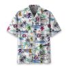 Grateful Dead Dancing Bears Beach Hawaiian Shirt