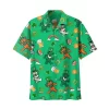 Green Grateful Dead St. Patrick's Day Hawaiian Shirt