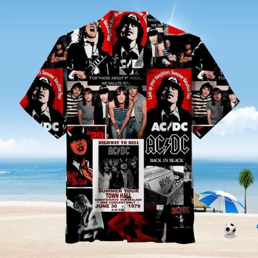 AC DC Album Collage Hawaiian Shirt