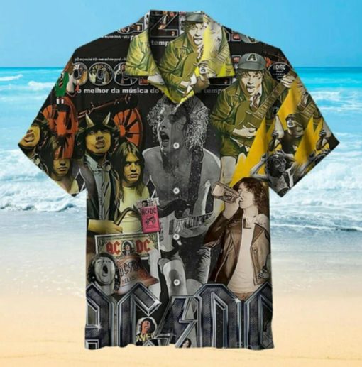 AC DC Rock and Roll Legends Hawaiian Shirt