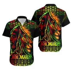 Bob Marley Reggae Hawaiian Shirt