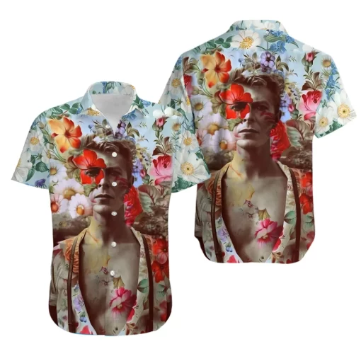 Dadvid Bowie Ziggy Sardust Hawaiian Shirt