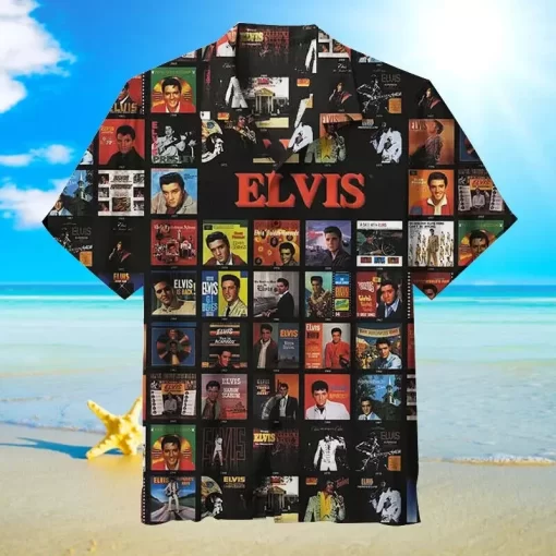 Elvis Presley Album Fan Gift Hawaiian Shirt