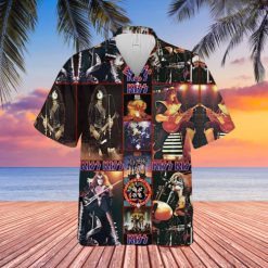 Fall In Love With Kiss Band Summer Hawaiian Shirt