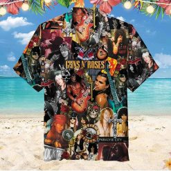 Guns N’ Roses Collage Pictures Hawaiian Shirt