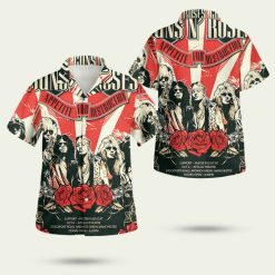 Guns N’ Roses Concert Tour Hawaiian Shirt