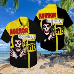 Horror Business Album by Misfits Hawaiian Shirt