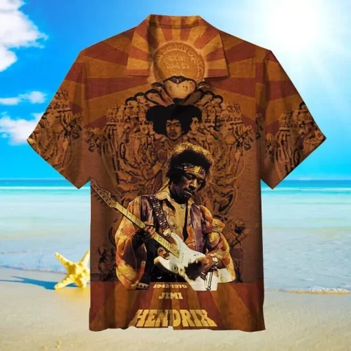 Jimi Hendrix 1942 1970 Hawaiian Shirt