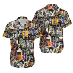 Jimi Hendrix Album Collage Picture Hawaiian Shirt