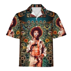 Jimi Hendrix Music Hawaiian Shirt