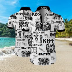 Kiss Band Aloha Style Hawaiian Shirt