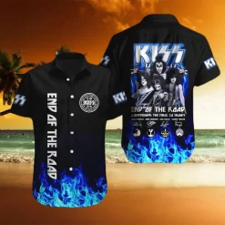 Kiss Band Classic hits Hawaiian Shirt