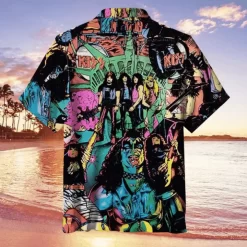 KISS Comic Book Heroes Hawaiian Shirt