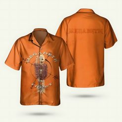 Megadeth Trust 1997 Orange Hawaiian Shirt