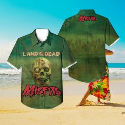 Misfits Land Of The Dead Single Cover Hawaiian Shirt