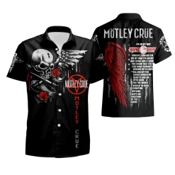 Motley Crue Music List Hawaiian Shirt