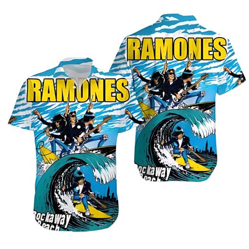 Music Rock Band The Ramones 3D Print Hawaiian Shirt