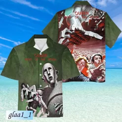 Queen Rock Band News Of The World Hawaiian Shirt