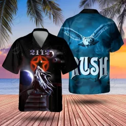 Rock Band Rush 2112 Art Hawaiian Shirt