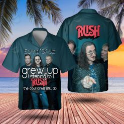 Rock Band Rush The Cool Ones Hawaiian Shirt