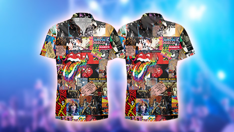 Rolling Stones Hawaiian Shirts