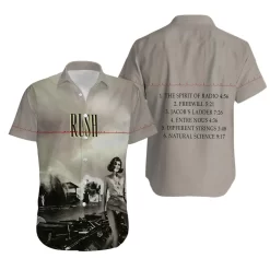 Rush Rock Band Permanent Waves Hawaiian Shirt