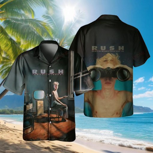 Rush Rock Band Power Windows Hawaiian Shirt