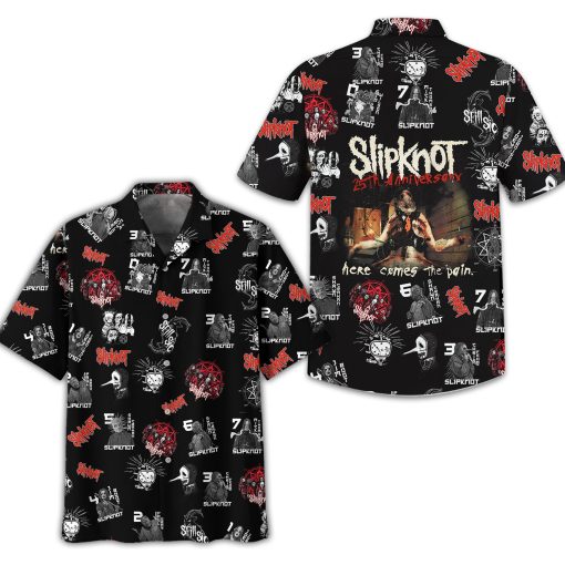 Slipknot 25th Anniversery Hawaiian Shirt