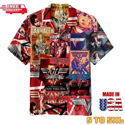 Van Halen Album Rock Band Collectible Hawaiian Shirt