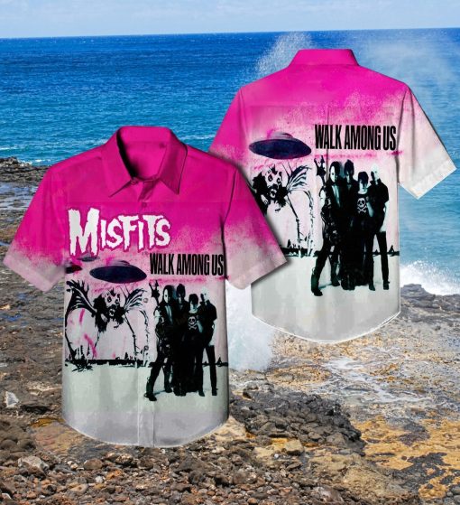 Walk Among Us Album By Misfits Hawaiian Shirt