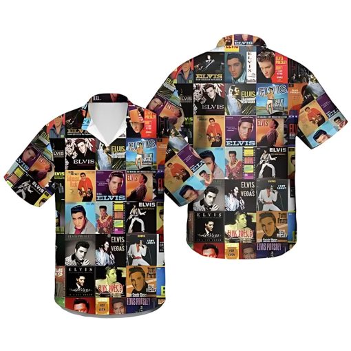 3D Elvis Presley Album Hawaiian Shirt