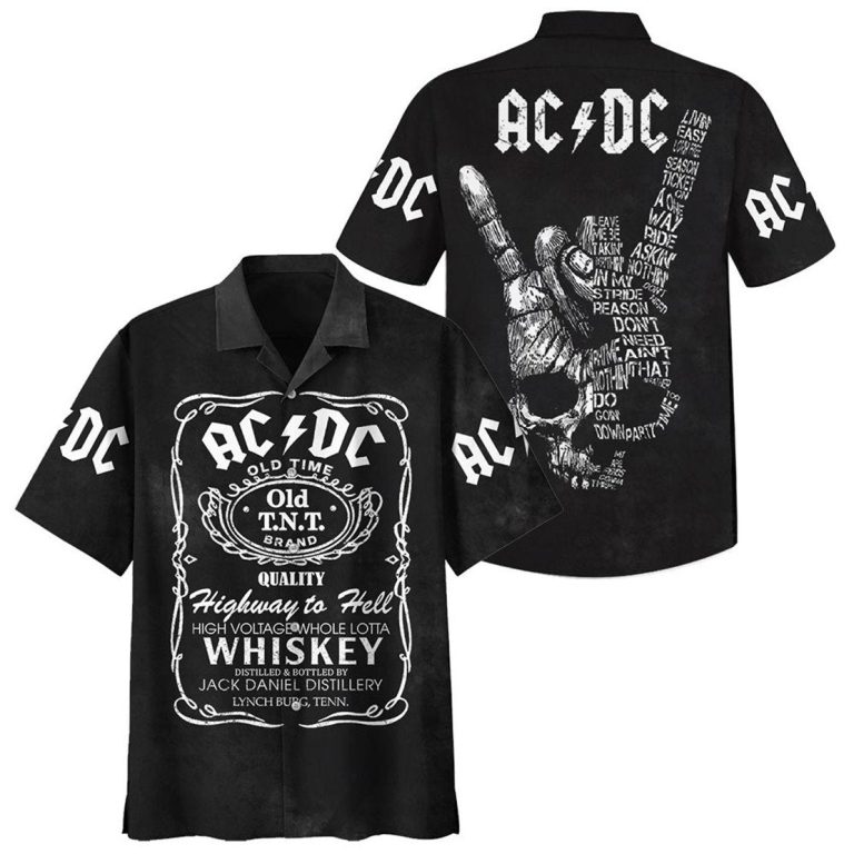 AC/DC Hawaiian Shirts - RockHula