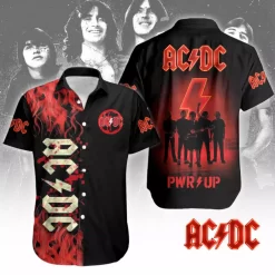 Acdc Pwr up Tour EU 2024 Hawaiian Shirt