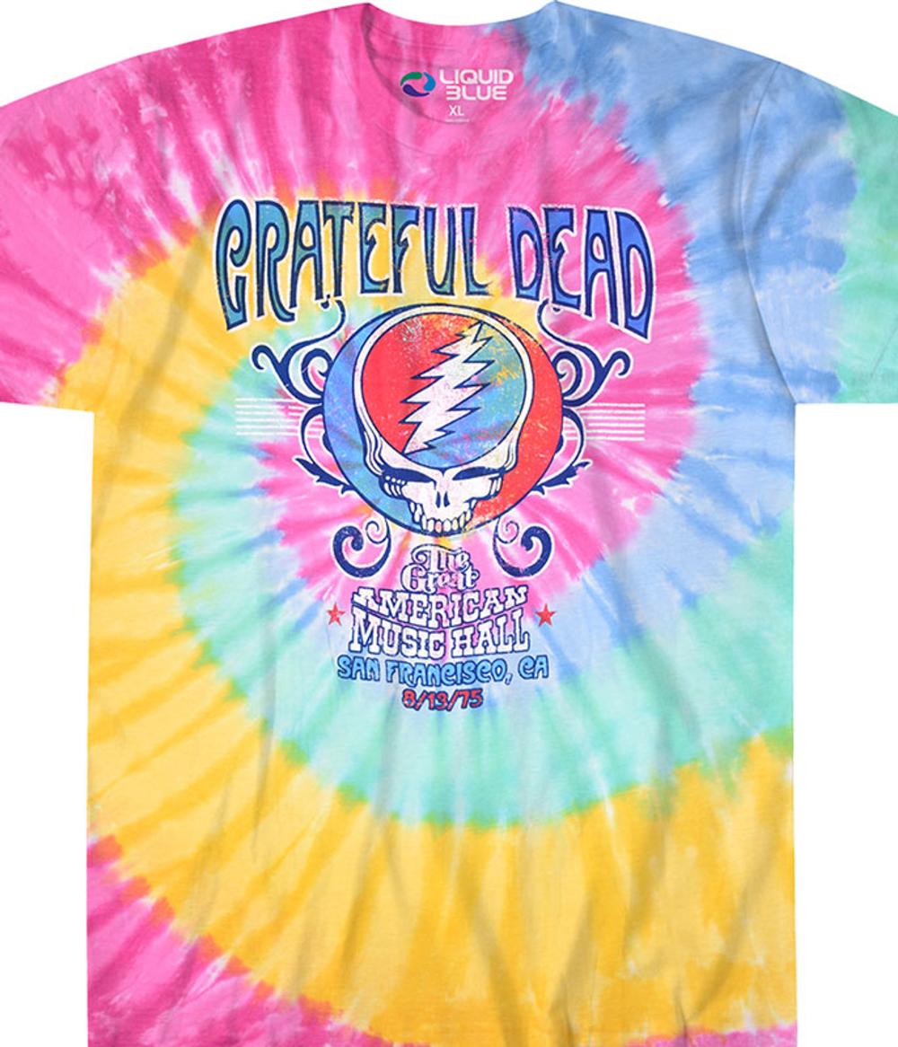 American Music Hall Spiral Tie-Dye T-Shirt