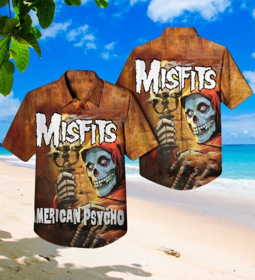 American Psycho Studio Album By Misfits Hawaiian Shirt