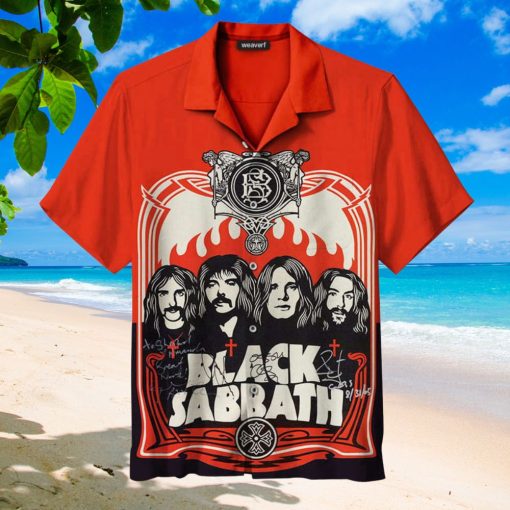 Black Sabbath Band Member Hawaiian Shirt