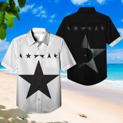 David Bowie Blackstar Album Cover Hawaiian Shirt