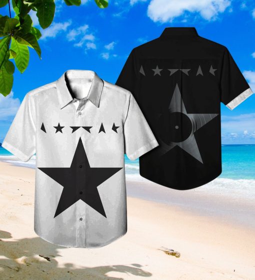 David Bowie Blackstar Album Cover Hawaiian Shirt