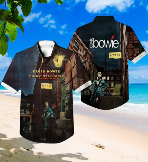 David Bowie The Rise And Fall Of Ziggy Stardust Hawaiian Shirt