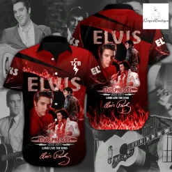 Elvis Presley 1935-1977 Love The King Hawaiian Shirt