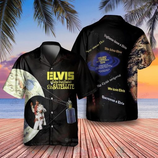 Elvis Presley Aloha From Hawaii Via Satellite Album Hawaiian Shirt