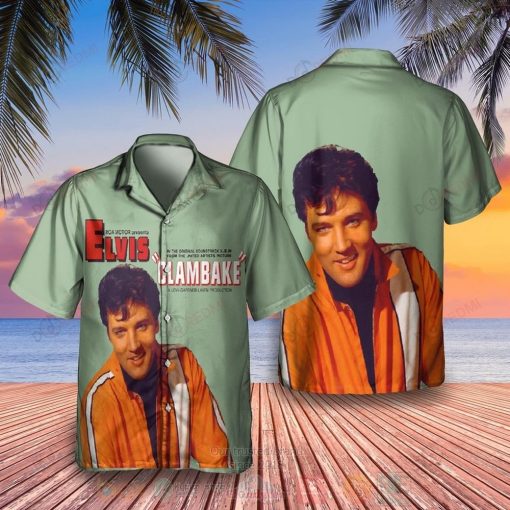 Elvis Presley Clambake Album Hawaiian Shirt