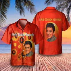 Elvis Presley Elvis Golden Records Album Hawaiian Shirt