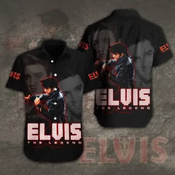 Elvis Presley Forever the King Hawaiian Shirt