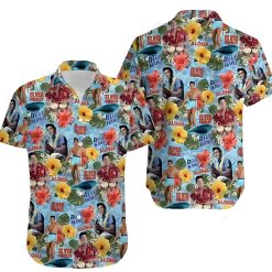 Elvis Presley Tropical Collage Hawaiian Shirt