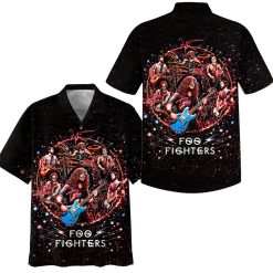 Foo Fighters Galaxy Hawaiian Shirt