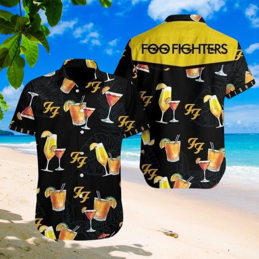 Foo Fighters Tropical Cocktail Hawaiian Shirt