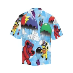 Grateful Dead Bears. 70's Music Hawaiian Shirt