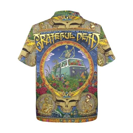 Grateful Dead Garden of Eden Hawaiian Shirt back