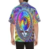 Grateful Dead Psychedelic 70's Music Hawaiian Shirt mockup back